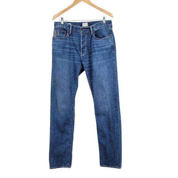 Todd Snyder Straight Fit Selvedge Denim Men's Blue Jeans Size 32×34 - Picture 1 of 14